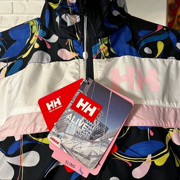 NWT- 80’s Retro Helly Hanson Breeze Packable Wind Jacket - Picture 11 of 16